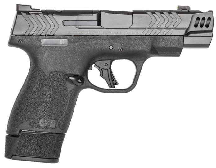 SMITH AND WESSON PC M&P 9 SHIELD PLUS CARRY COMP OPTIC READY NO THUMB SAFETY BLK/GRY 9MM LUGER 4IN 10/13/15RND SF - Win Repeating Arms Promotion